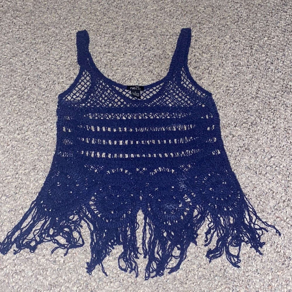 Knit tank top